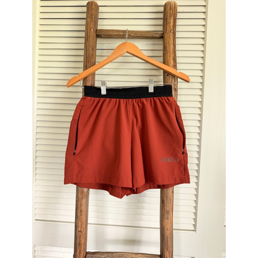 NOBULL High-Rise Training‎ Shorts Size XS Rust Orange
